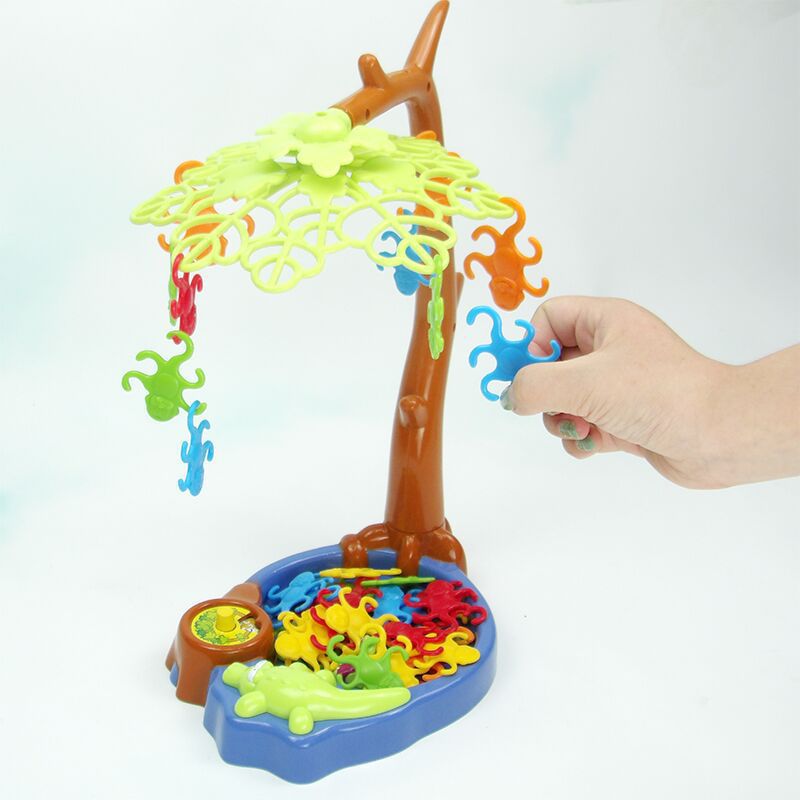 Puzzelmontage balans apenpak kinderwedstrijd