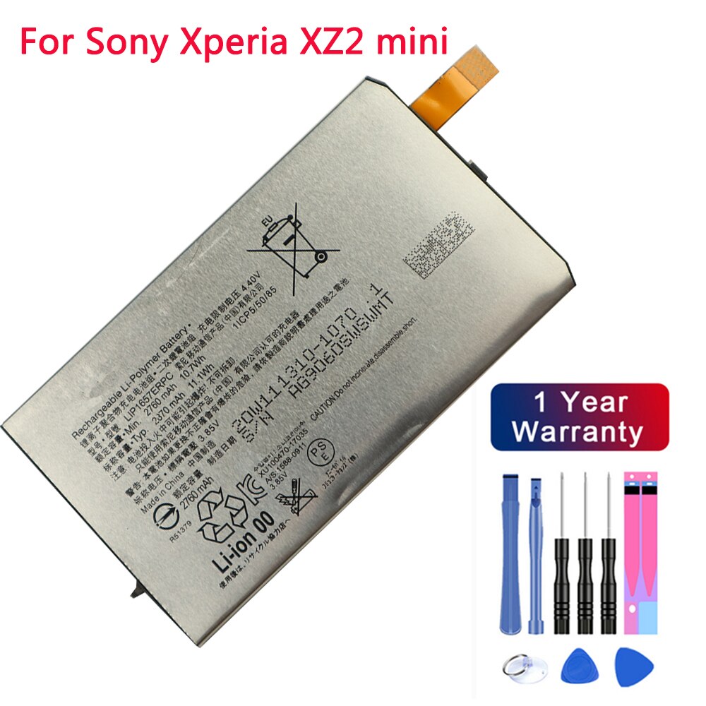 2870Mah LIP1657ERPC Batterij Voor Sony Xperia XZ2 Compact XZ2 Mini H8324 H8314 SO-05K Met Gratis Tools