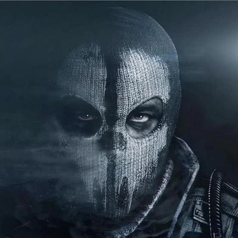 Schwarze Maske Sturmhaube Mützen Hüte Männer Geisterschädel Vollgesicht warm Maske Kapuze Mütze Gorros hombre Casquette Sturmhaube