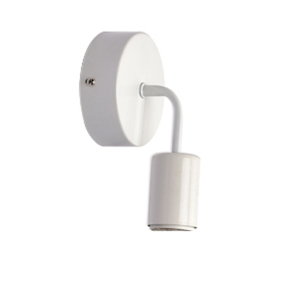 Eenvoudige Wandlamp Vintag Binnenverlichting Zwart wit LED Blaker Wandlamp Armaturen Voor Thuis Slaapkamer Nachtkastje bar hotel: WHITE / Warm white LED