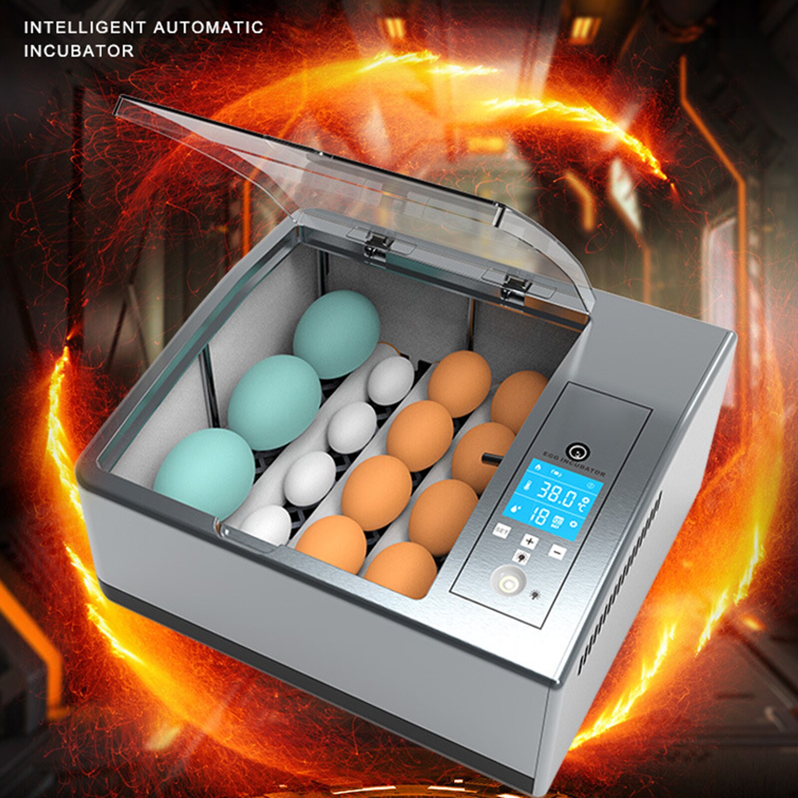 Egg Incubator Fully Automatic Incubator Brooder Fa... – Vicedeal
