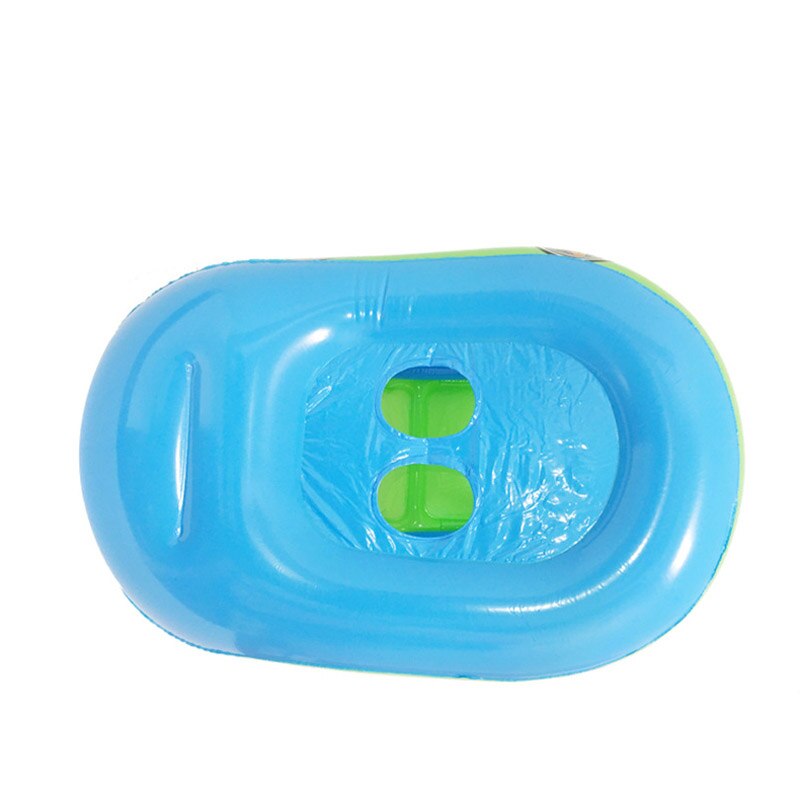 Opblaasbare baby peuter drijfstoel boot buis ring auto zonnescherm water zwemmen zwembad cartoon draagbare stoelen sec 88