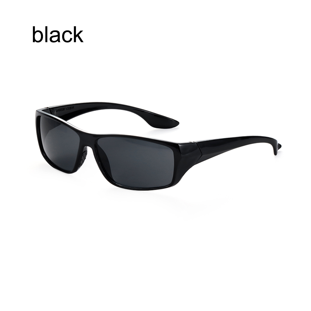 Unisex Night Driving Glasses Anti Glare Night Vision Glasses HD Polarized Yellow Tint Fit Over Wrap Around Eyewear for Men Women: black