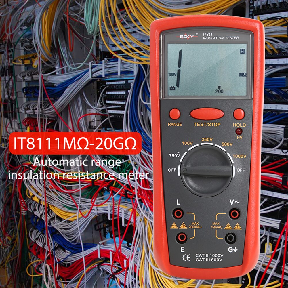 es811 Auto-Palette Isolierung Widerstand Meter Digitale Megger Ohmmeter Tester