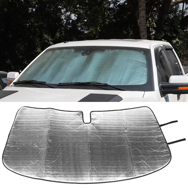 Windshield Sunshade UV Ray Reflector Sunshade Visor for Ford F150 Trucks