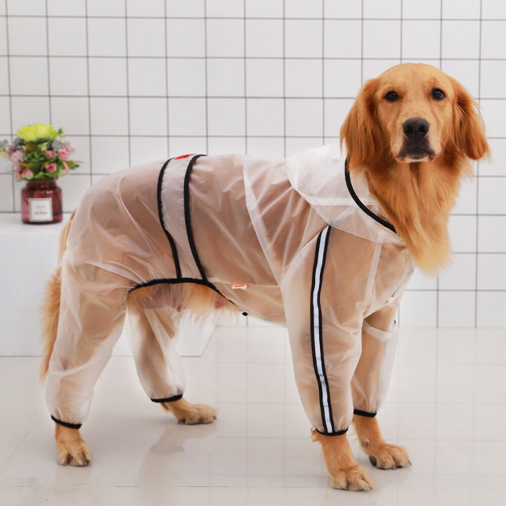 Waterdichte Regenjas Voor Grote Honden Pet Hooded Regenjas Ademend Hond Puppy Jacket