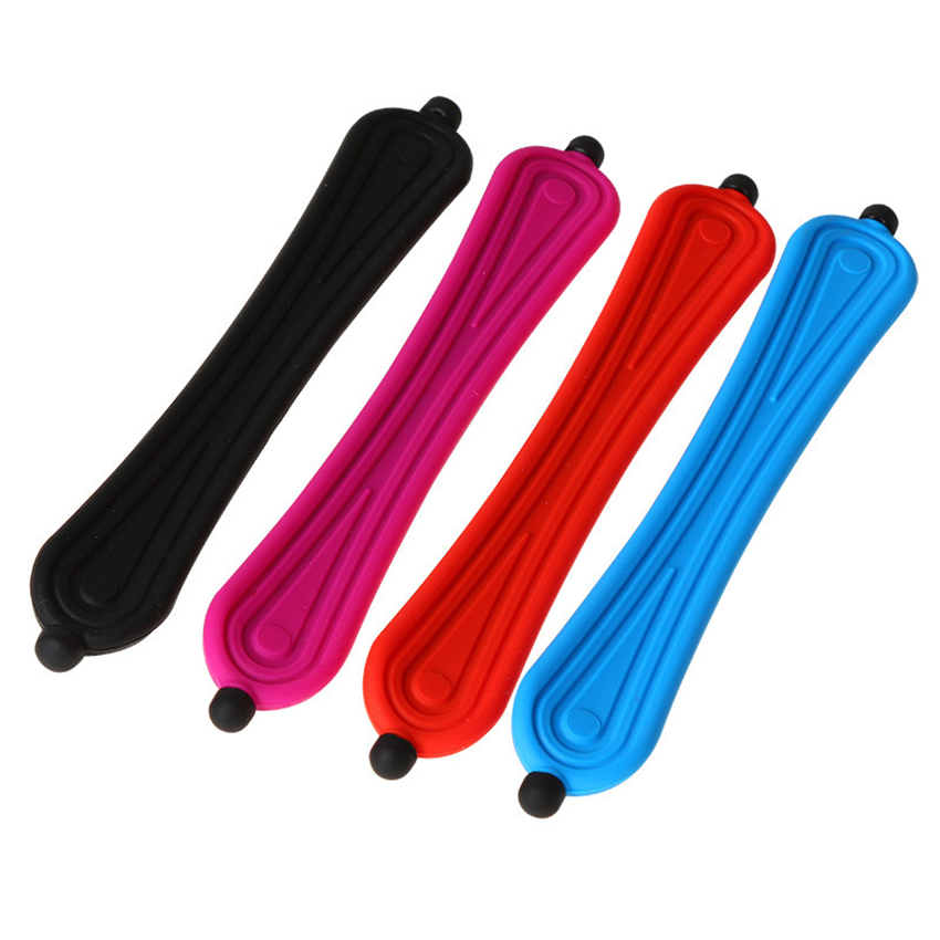 Universal Capacitive Screen Touch Pen for Smartphone Tablets Touch Pens Silicon Band Wrist Strap Mobile Phone Stylus
