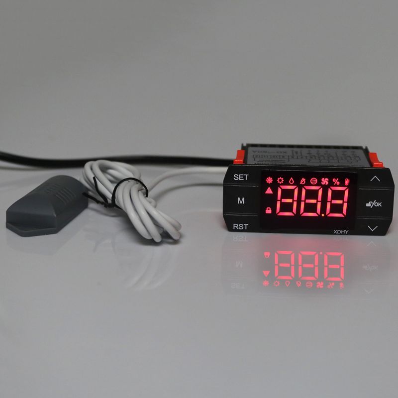 Digital Temperature & Humidity Controller Thermostat For Incubator Greenhouse Breeding Hatching