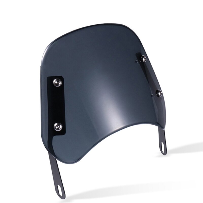 Mooreaxe Black Polycarbonate Windshield Wind Deflector For Honda Navi (2018-2024) – Bolt-On
