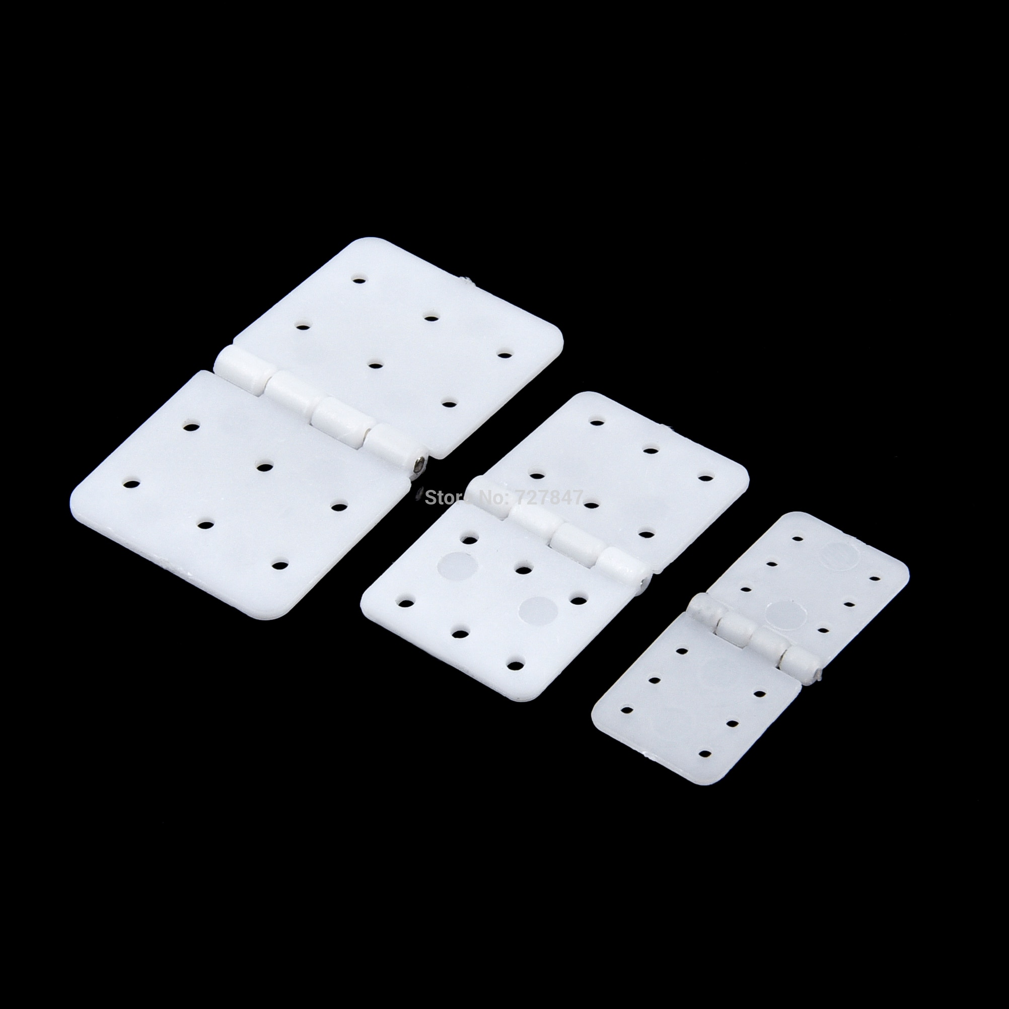 20pcs 30pcs 40pcs Nylon & Pinned Hinge 20x36mm / 16x29mm / 12x24mm For RC Airplane Plane Parts Model Replacement