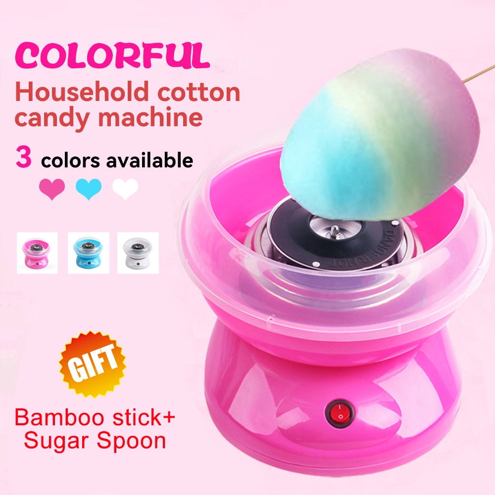Children Cotton Candy Maker Machine 110v/220v Household Mini Electric Cotton Candy Maker Girl Boy Diy Sweet Candy Machine