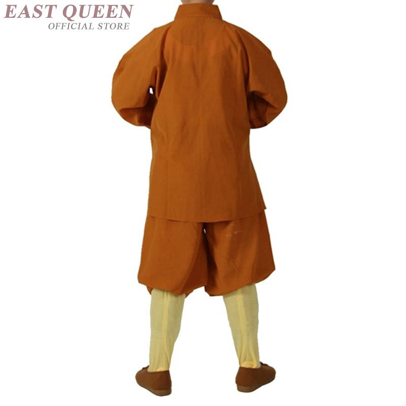 Buddhist monk robes clothing costume shaolin monk clothing buddhist monk clothes uniform meditation clothing KK2262 Y