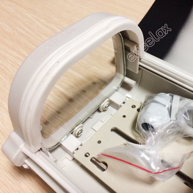 2PCS/Lot 97x72mm Transparent Front Single Glass Dual-Glass for Side Open CCTV Camera Housing Enclosure