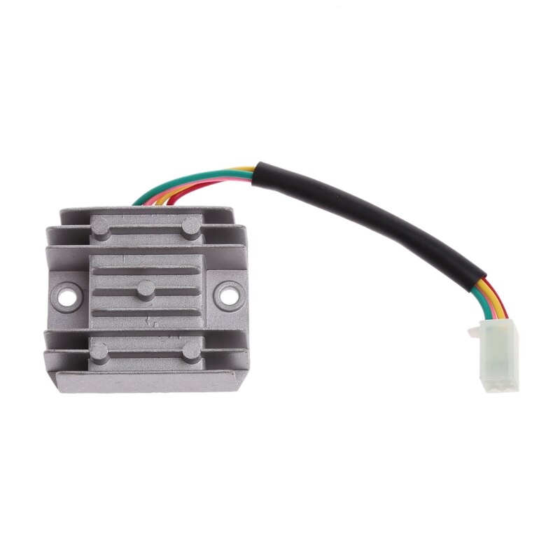 Rectificador regulador de voltaje para motocicleta, ATV GY6 50 150cc, 4 cables, barco, , 1 ud.