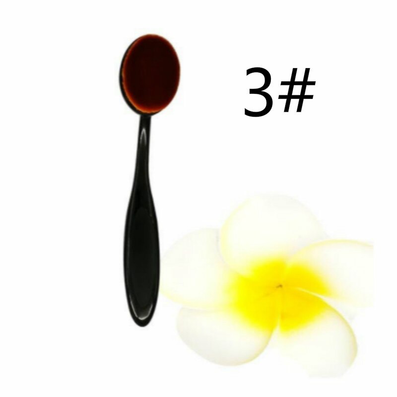 1 stk makeup børste tandbørste stor størrelse 16cm bløde makeup børster foundation ovale børster makeup værktøj børste sæt: Dsca -3
