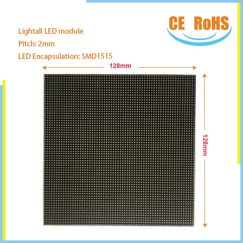 P2 Mini Led Module 128*128Mm Indoor 32S Smd Rgb Matrix Led Screen Ecran Led pantallas Led Display Экран P2.5 P3 P6