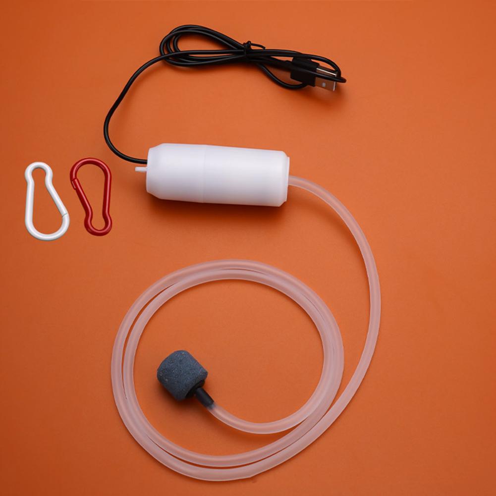 Huishoudelijke Stille Usb Mini Zuurstof Luchtpomp Aquarium Accessoires Beluchter Kleine Draagbare Farming Vissen Aquarium Accessoires