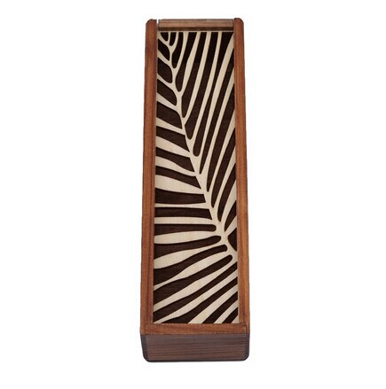 Retro Box Hollow Wood Pencil Case Storage Students Cute Wooden Multi Stationery Desk Accessories