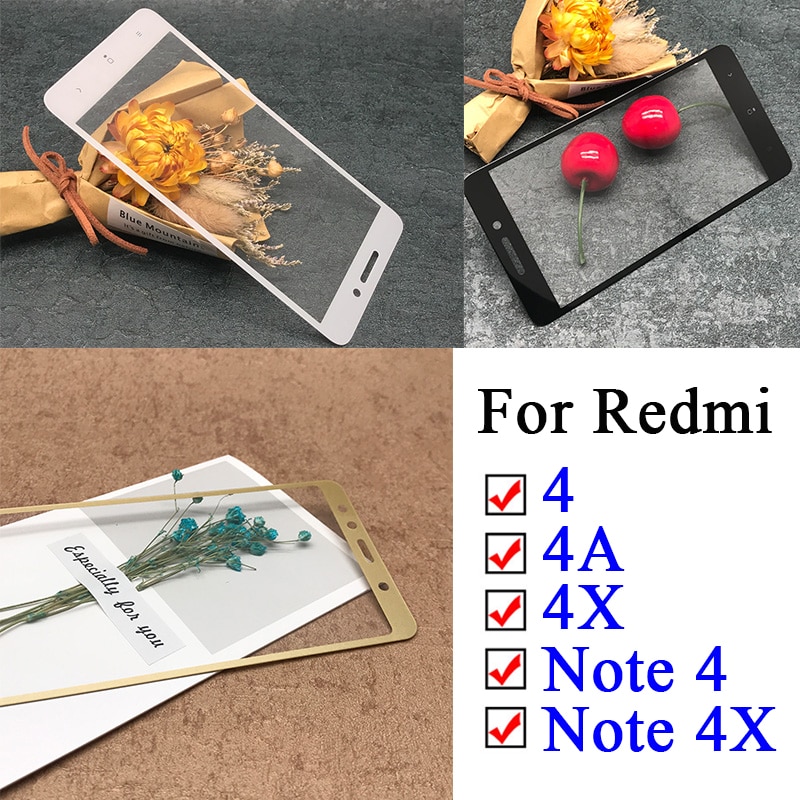 9D Protective glass on the for xiaomi redmi 4x note 4 4x 4a x a ksiomi note4 note4x tempered glas xaomi xiaomei sheet safety no4