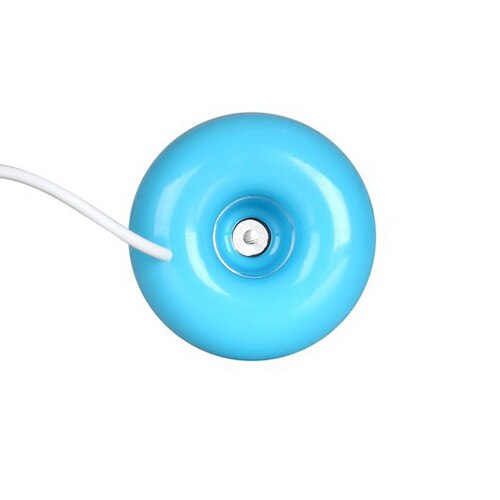 Mini Draagbare Donuts Usb Luchtbevochtiger Luchtreiniger Geurverspreider Stoom Veilig Gebruik Voor Thuis & Auto Bevochtiging Verstuiver: Blue