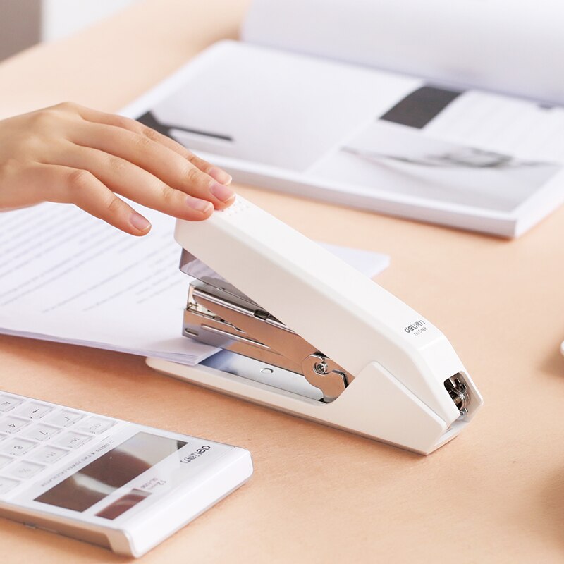 1 pcs MIRUI effort stapler one finger press easy office 20pages large thick standard stapler school office supplies