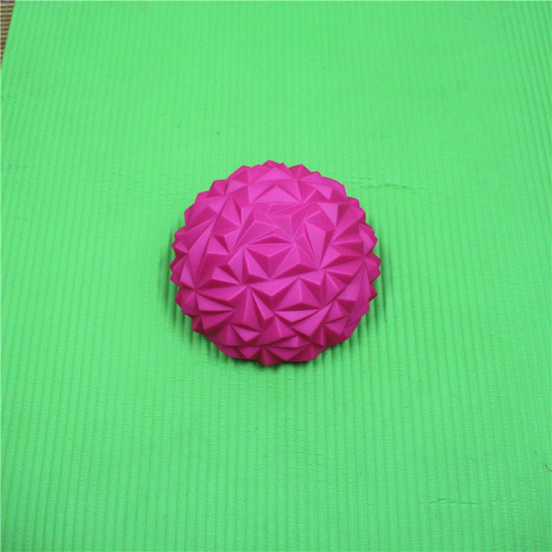 Fargerik pvc halv yoga ball fitness trener ananas ball balanse treningspunkt massasjebrett for barn: Rosa