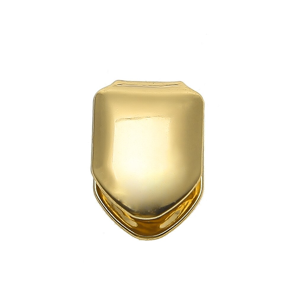 Hip Hop Goud Zilver Tanden Top En Bodem Grills Dental Mond Punk Tand Cap Cosplay Rapper Halloween Props Goedkope prijs