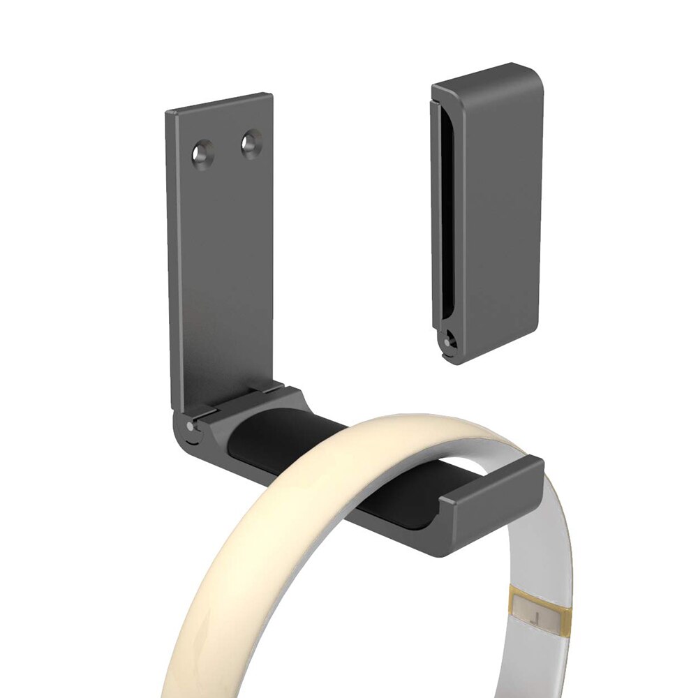 Opvouwbare Universele Headset Hoofdtelefoon Hanger Haak Houder Onder Desk Mount Stand Aluminium Voor Home Studio Kantoor