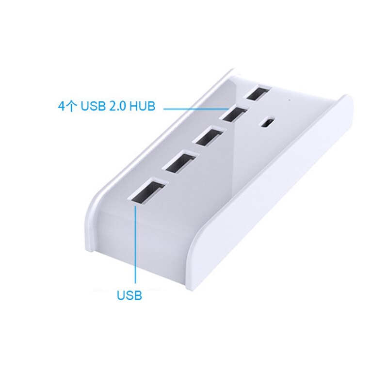 Für PS5 Hub UHD Konverter 5-Hafen USB 3,0 Erweiterte Hohe-Geschwindigkeit Übertragung Adapter
