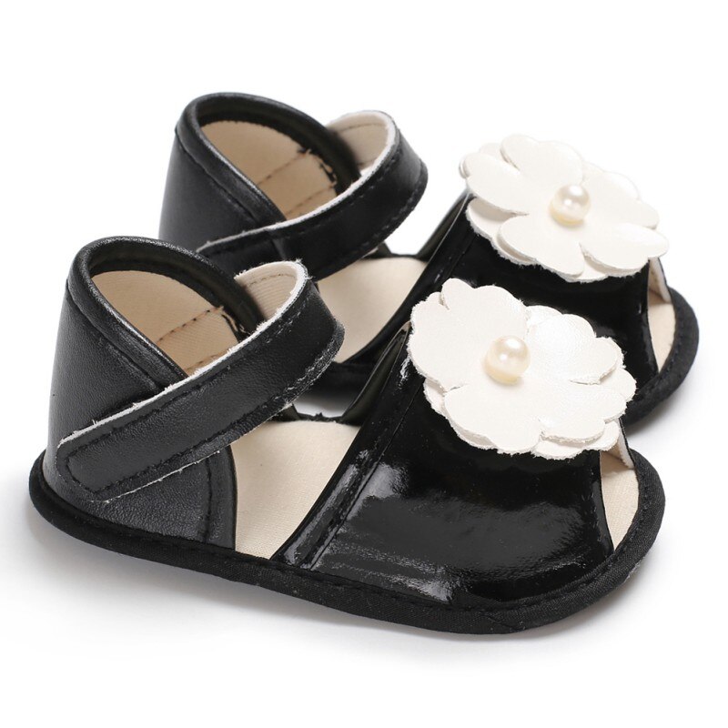 Baby Girl Sandals Ins Newborn Small Fresh Flowers Princess Shoes Baby Children Shoes For Girls