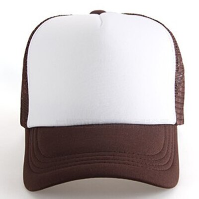 12 stks/partij Leeg Sublimatie Cap Hoed Voor Sublimatie INKT Print DIY Warmte Druk Printing Transfer: Coffee