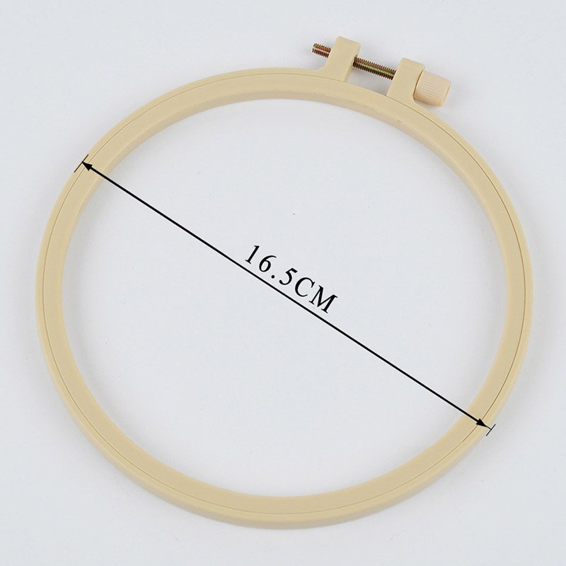 Anneaux en bois réglables, cadre de Tambour, cerceaux de broderie en bambou/métal, fournitures de broderie, Portable, 1 pièce: 16.5cm