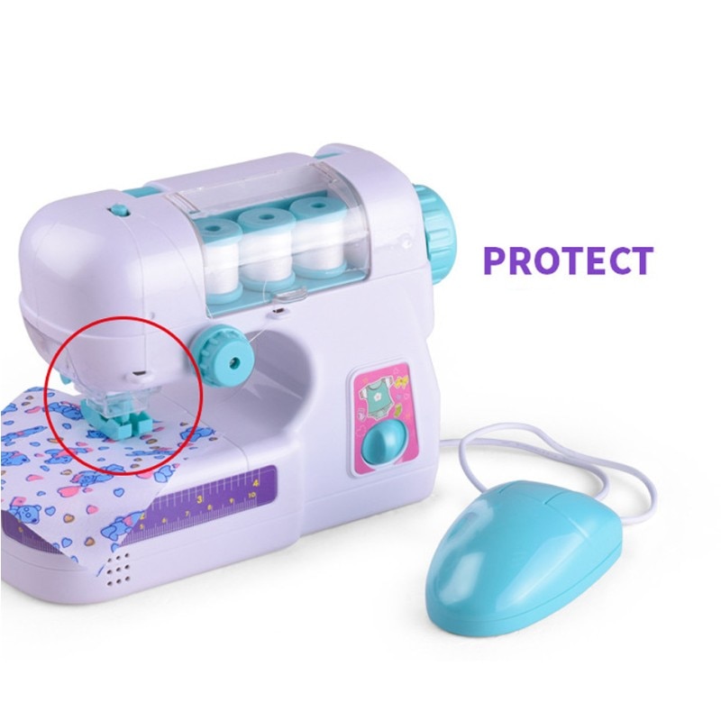 Electric sewing studio machine sewing intellectual activity toys girls simulation small appliances sewing machine toys