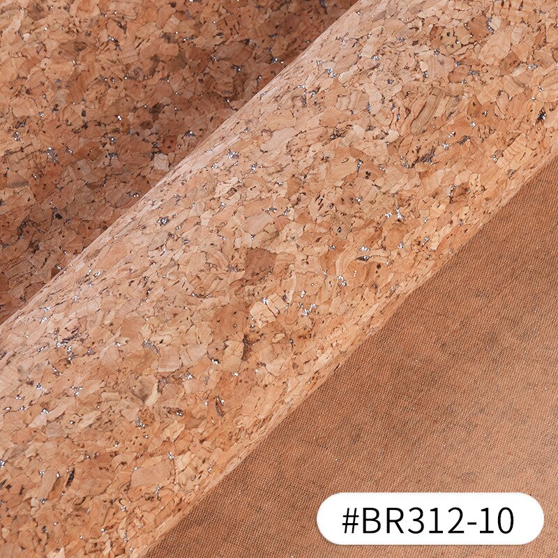 Meetee 90 x 140cm 0.5mm tissu en cuir de liège naturel pur tissu grain de bois matériau doux pour chaussures de fond sac à main décoration artisanat: 10