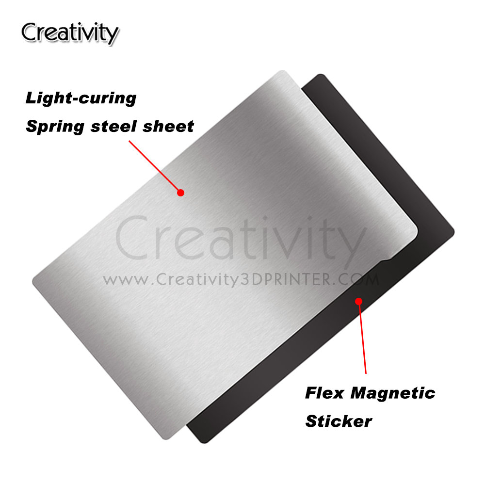 DLP SLA 3D Printer Spring Steel Flexible Build Plate Magnetic Base For Photon/S Mono SE/X/ElegooLD-002H 3D Printer