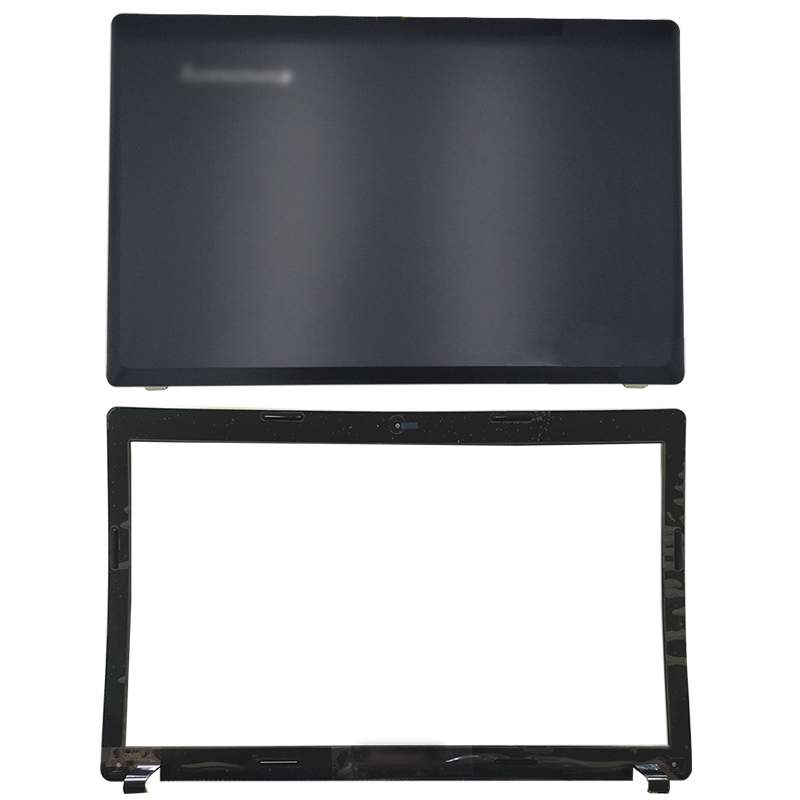 Cubierta trasera LCD para portátil, biselado delantero, bisagras, reposamanos, funda inferior para Lenovo IdeaPad G585 AP0N2000410 AP0N2000324 AP0N2000100: AB Cover