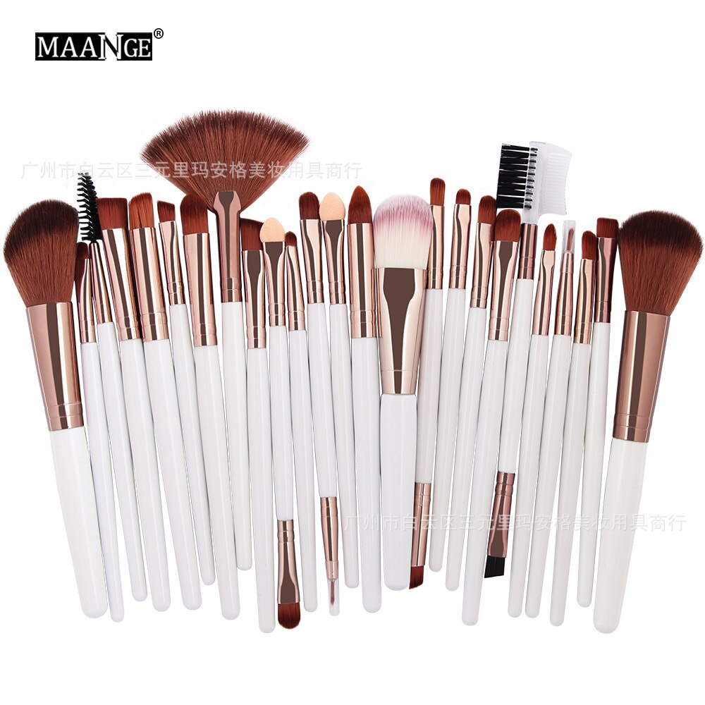 Maange maange 25-Juego de brochas de maquillaje, herramienta de belleza, de: S bk25 Branch bai gan Coffee Tube