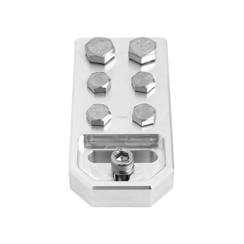 Flat Battery Terminals Kit Screws Bolts Aluminum for XS Power M6 M8 STANDAR Battery Positive Negative Car Replacement Part: 6 Spot Negative