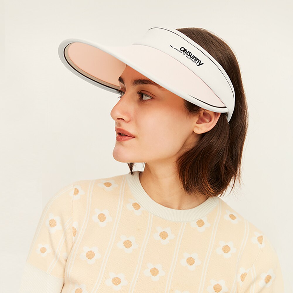 OhSunny Sun Visor Caps Sun Protection Anti-UV Sunhats Sports UPF50+ Sunscreen Hats Unisex Panama Chapeu Feminino Cycling Hat