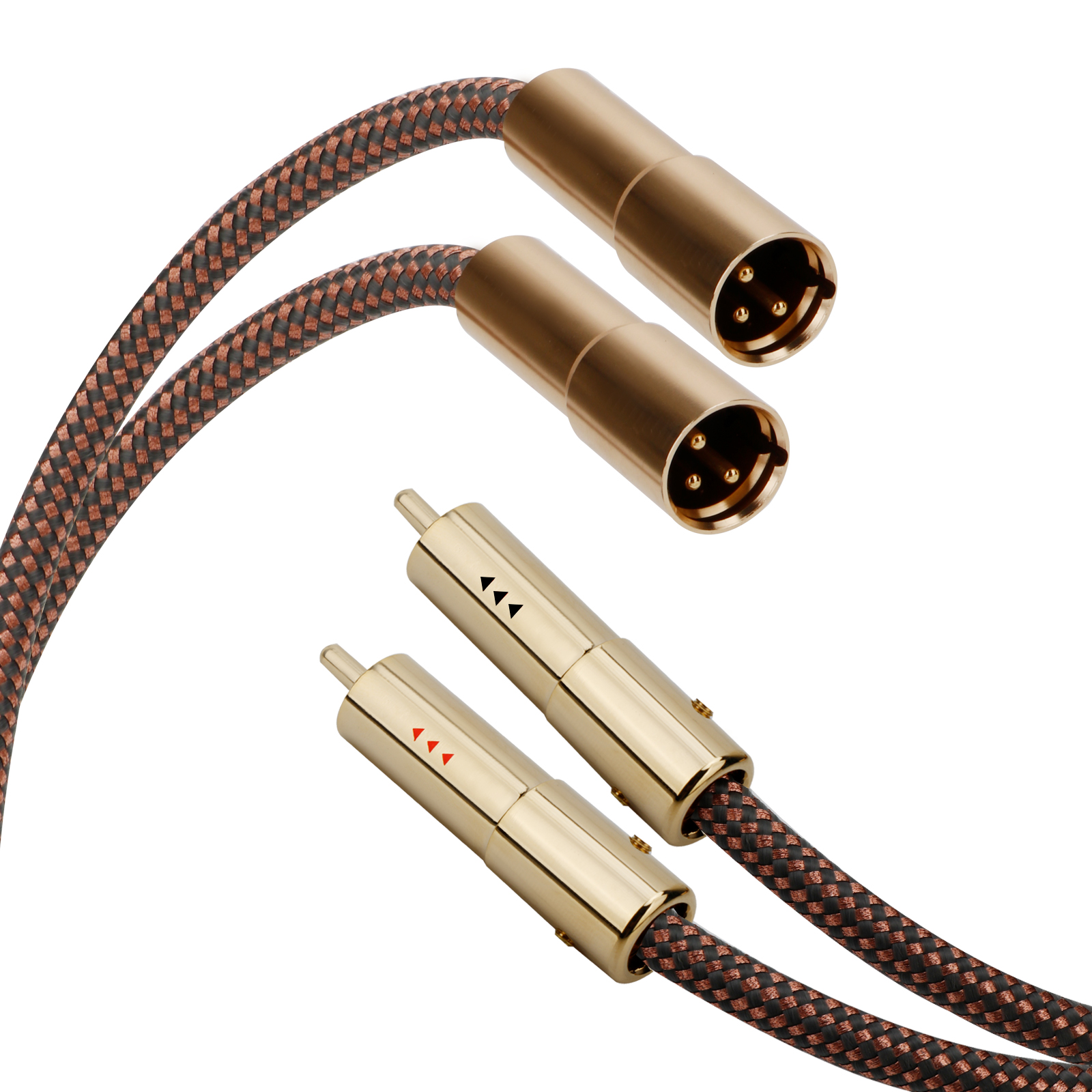 par accuphase 40th jubileums hifi xlr-kabel ledning occ xlr hann-til-hunn-linje høy renhet oksygenfri kobberkabel