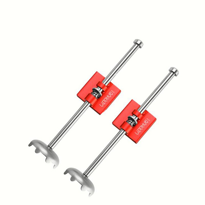 1 paire télescopique boîte de pêche levage pied allonge jambes poisson accessoire pêche boîte levage pied appât mallette de rangement nouvelles chaises: red