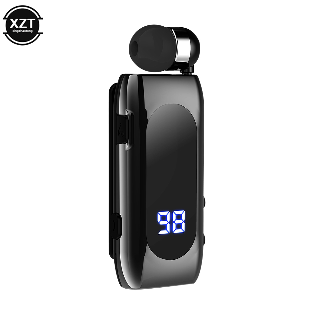 K55-Kopfhörer, Gesprächszeit, 20 Stunden, Bluetooth-Headset BT5.2, Anruferinnerung, Vibrationen-Clip-Treiber, Auriculare-Kopfhörer, Finneblau, PK F920: Schwarz