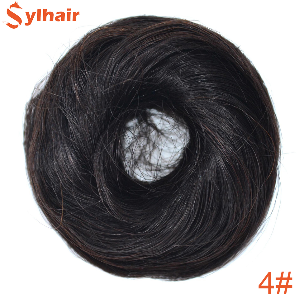 Sylhair Women's Hair Buns Synthetic Hair Curly Chignon Messy Bun Hair Messy Buns Updo Roller Hairpiece For Women: ZFQ-4