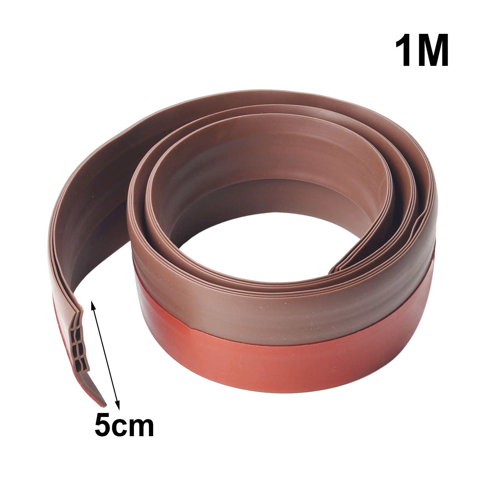 1pc 1M Porta Interna Tiraggio Estrusore Striscia Nastro di Tenuta Inferiore Tappo Per Porte Scorrevoli Senza Telaio Accessori Per La Casa