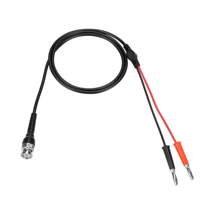 Connecteurs BNC à double fiche banane, fils de Test de , 2 pièces, noir et rouge