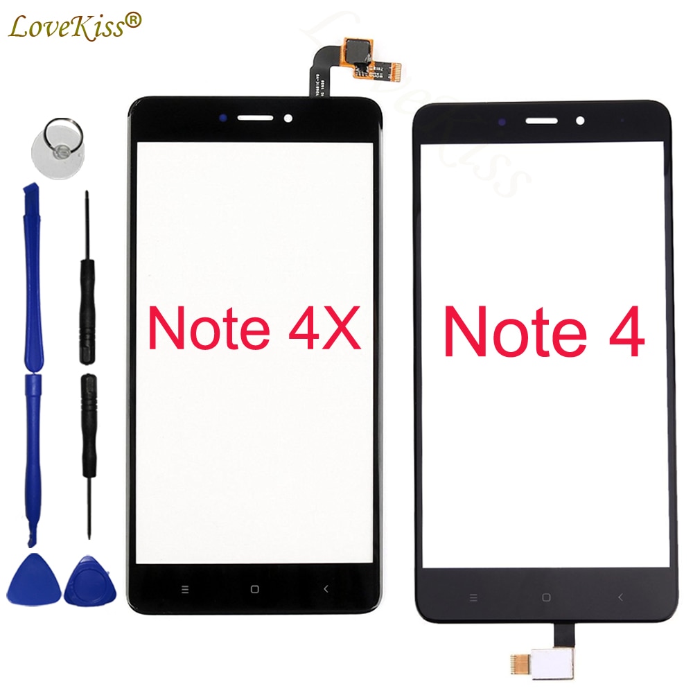Redmi note 4x front touch panel voor xiaomi redmi note 4 4x note 4 note 4x touchscreen sensor tp lcd display digitizer glazen afdekking