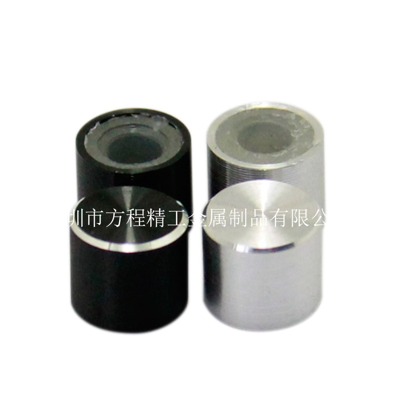 Aluminum alloy button cap diameter 7mm height 6mm inner diameter 3.2mm round hole light touch switch button cap