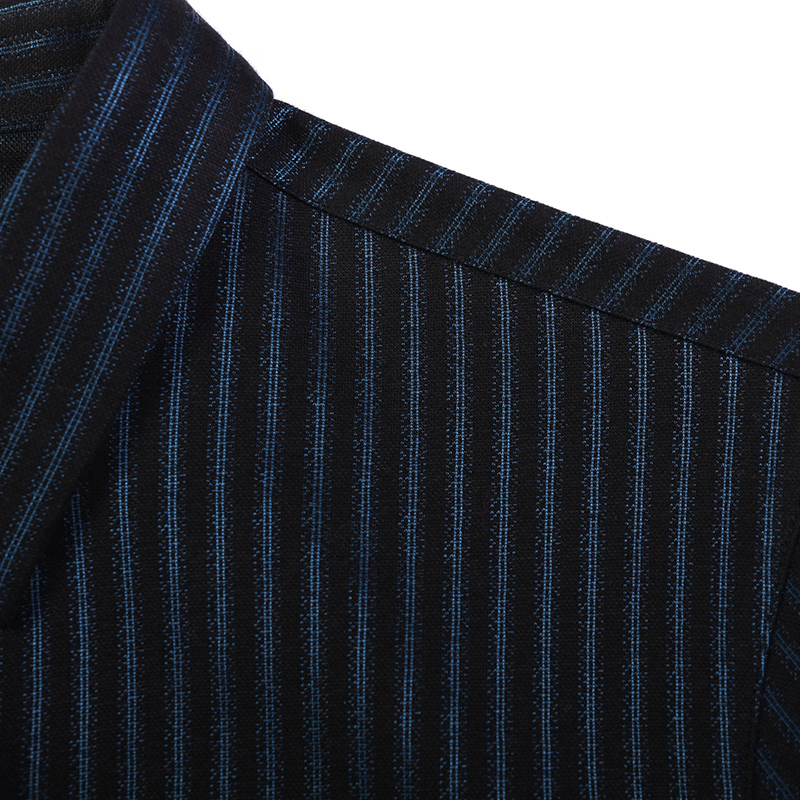 Herre silkeskjorte langærmede business-festkjoleskjorter, str. s -3xl slim herre camisa