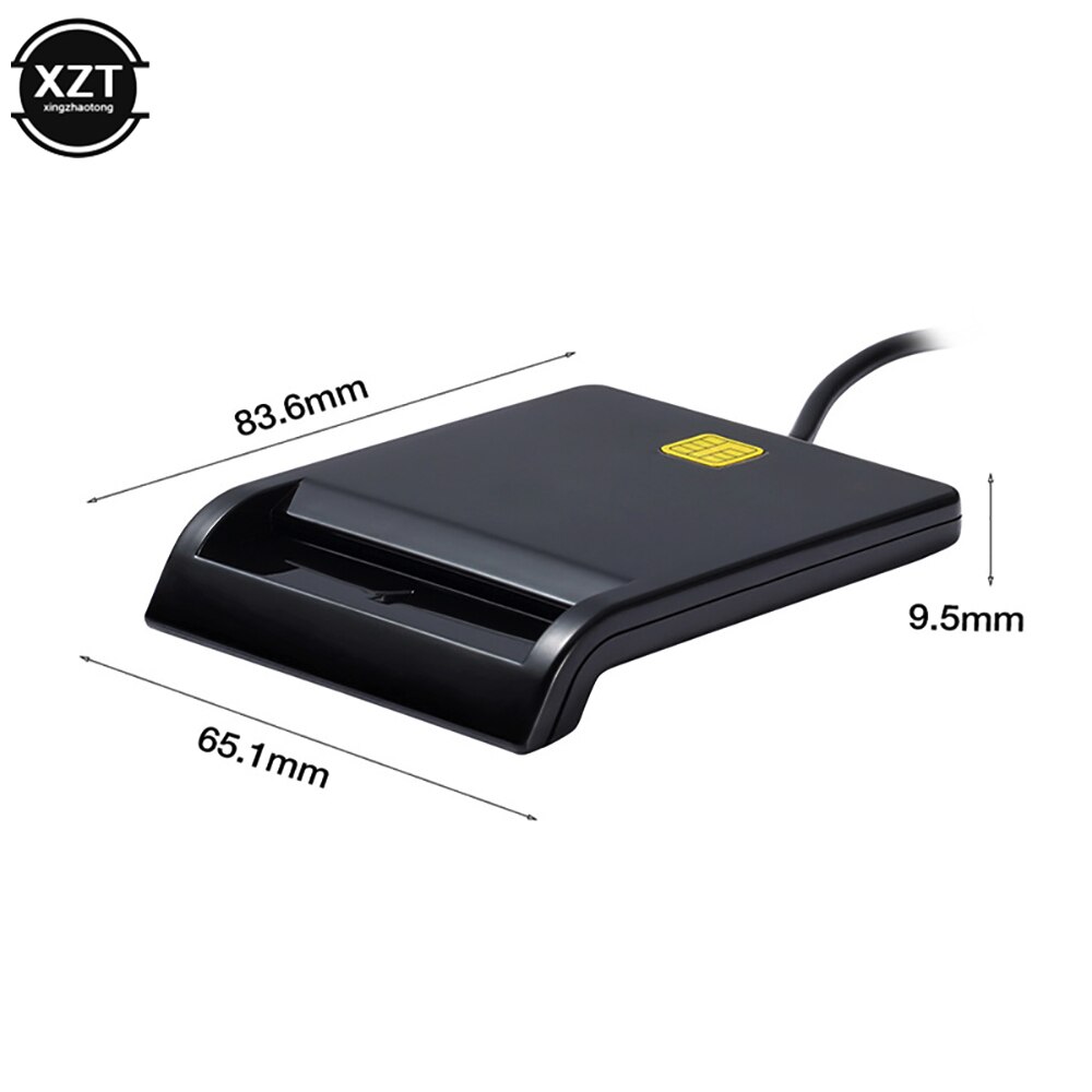 X01 Usb Smart Card Reader Voor Bankkaart Ic/Id Emv Kaartlezer Voor Windows 7 8 10 Linux os USB-CCID Iso 7816 Voor Bank Belasting Terugkeer