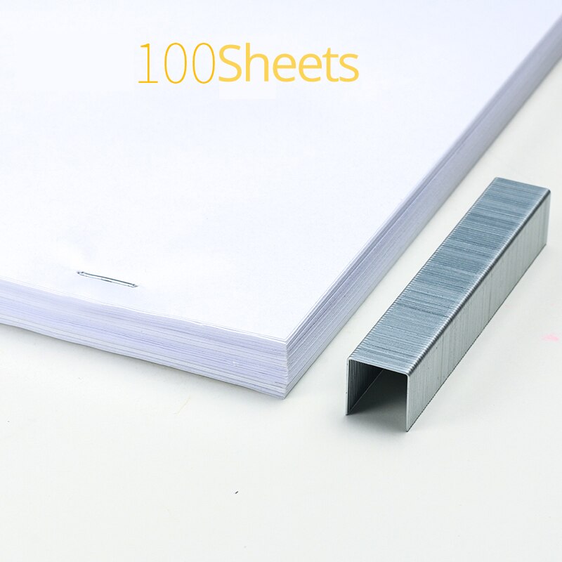 Heavy Duty Staples 23/13 1000pcs Metal Silver Staples Book Binding Stapler 100 Sheets Office Binder Supplies